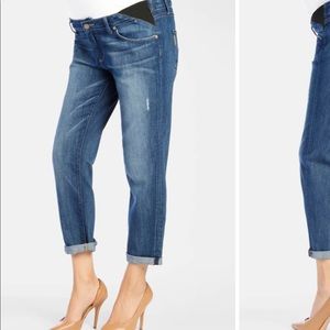 Paige Jimmy Jimmy Crop girlfriend maternity jeans